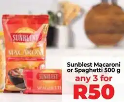 Food Lover's Market Sunblest Macaroni or Spaghetti offer