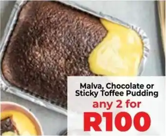Food Lover's Market Malva, Chocolate or Sticky Toffee Pudding offer