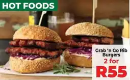 Food Lover's Market Grab 'n Go Rib Burgers offer