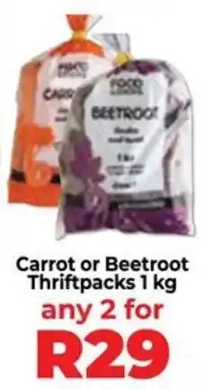 Carrot or Beetroot Thriftpacks