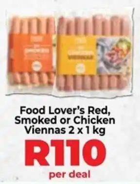 Food Lover's Market Food Lover's Red, Smoked or Chicken Viennas offer