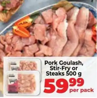 Food Lover's Market Pork Goulash, Stir-Fry or Steaks offer