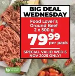 Food Lover's Market Food Lover's Ground Beef offer
