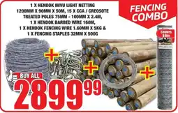 Boxer Build Fencing Combo offer