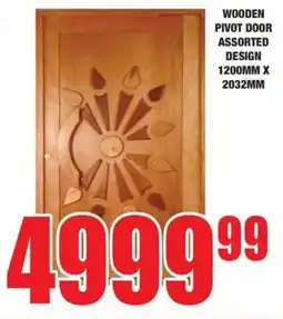 Boxer Build Wooden pivot door assorted design offer