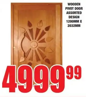 Boxer Build Wooden pivot door assorted design offer