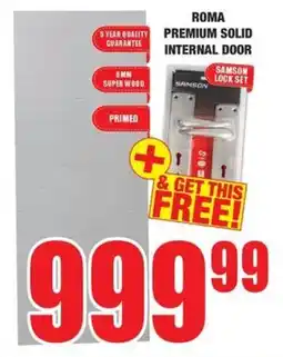 Boxer Build Roma premium solid internal door offer
