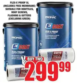 Boxer Build Flex-e proof suitable for rooftiles, roof screws, flashing & gutters offer