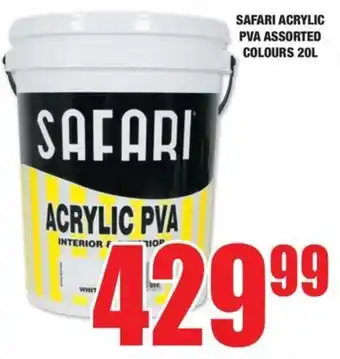 Boxer Build Safari acrylic pva assorted colours offer