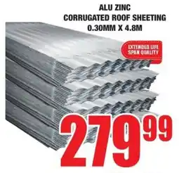 Boxer Build Alu zinc corrugated roof sheeting offer