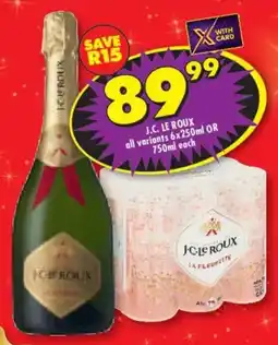 Shoprite Liquor J.c. Le Roux offer