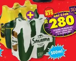 Shoprite Liquor Savanna premium dry/ angry lemon cider nrb offer