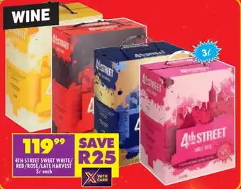 Shoprite Liquor 4th street sweet white/ red/ rose/ late harvest offer