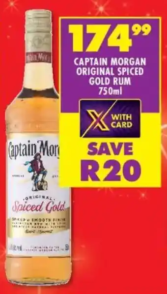 Shoprite Liquor Captain morgan original spiced gold rum offer