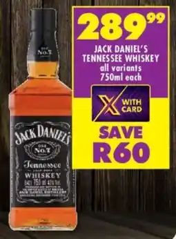 Shoprite Liquor Jack daniel's tennessee whiskey offer