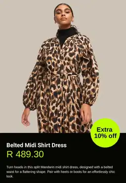 Woolworths Belted Midi Shirt Dress offer