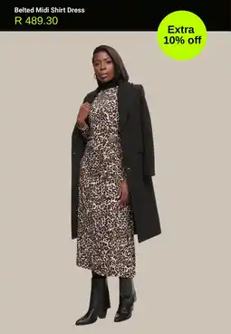 Woolworths Belted Midi Shirt Dress offer