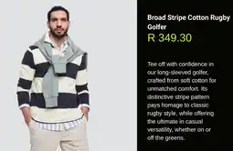 Woolworths Broad Stripe Cotton Rugby Golfer offer
