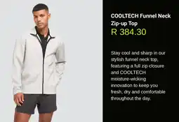 Woolworths COOLTECH Funnel Neck Zip-up Top offer
