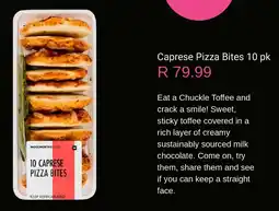 Woolworths Caprese Pizza Bites offer