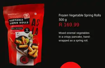 Woolworths Frozen Vegetable Spring Rolls offer