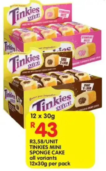Shoprite Tinkies mini sponge cake offer