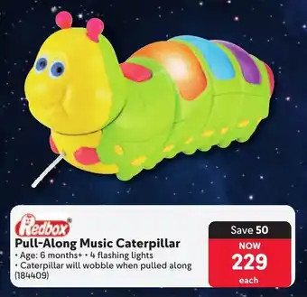 Makro Redbox Pull-Along Music Caterpillar offer