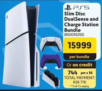 Makro PS5 Slim Disc DualSense and Charge Station Bundle offer