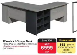 Makro Warwick L-Shape Desk offer