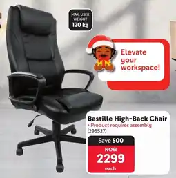 Makro Bastille High-Back Chair offer