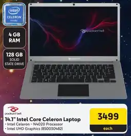 Makro Packard Bell 14.1" Intel Core Celeron Laptop offer