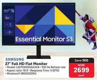 Makro Samsung 27" Full HD Flat Monitor offer