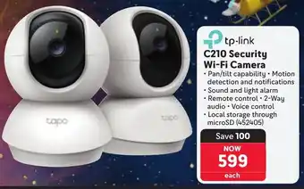 Makro Tp-link C210 Security Wi-Fi Camera offer
