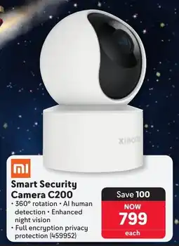 Makro Xiaomi Smart Security Camera C200 offer