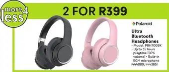 Makro Polaroid Ultra Bluetooth Headphones offer