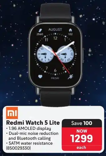 Makro Xiaomi Redmi Watch 5 Lite offer