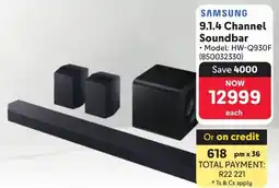 Makro SAMSUNG 9.1.4 Channel Soundbar offer