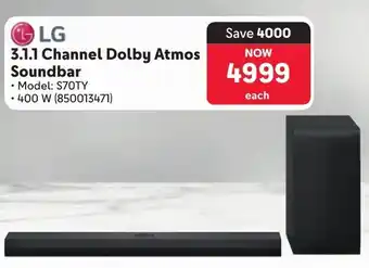 Makro LG 3.1.1 Channel Dolby Atmos Soundbar offer