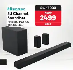 Makro Hisense 5.1 Channel Soundbar offer
