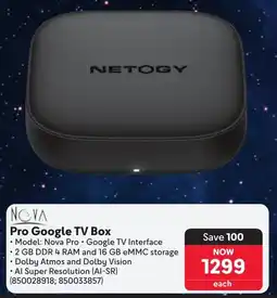 Makro Nova Pro Google TV Box offer