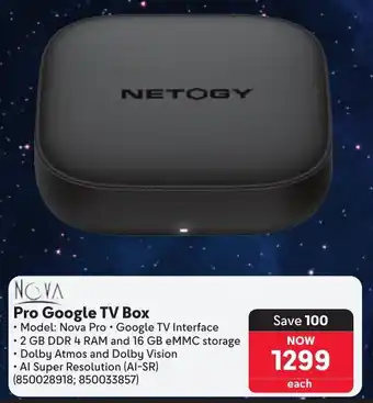 Makro Nova Pro Google TV Box offer