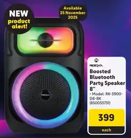 Makro Rocka Boosted Bluetooth Party Speaker offer