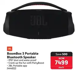 Makro JBL BoomBox 3 Portable Bluetooth Speaker offer