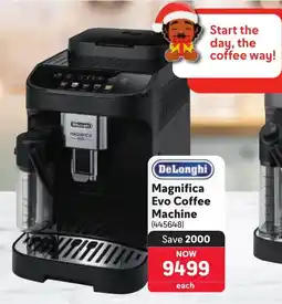 Makro DeLonghi Magnifica Evo Coffee Machine offer