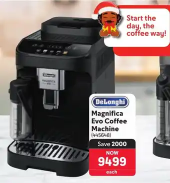 Makro DeLonghi Magnifica Evo Coffee Machine offer
