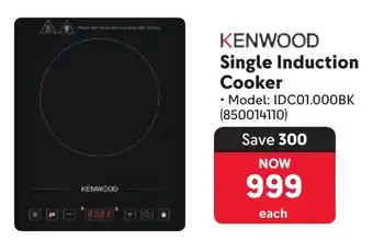 Makro Kenwood Single Induction Cooker offer