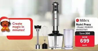 Makro Milex Nutri Press offer