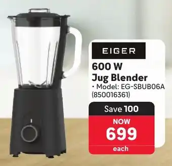 Makro Eiger 600 W Jug Blender offer