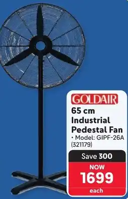 Makro Goldair Industrial Pedestal Fan offer
