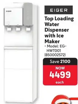 Makro Eiger Top Loading Water Dispenser with Ice Maker offer